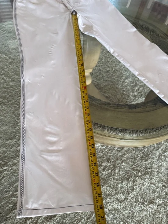 Escada Vtg Womens Suit EU 40 Cream Contrast Stitch Blazer Pants Quiet Luxury - Picture 13 of 16